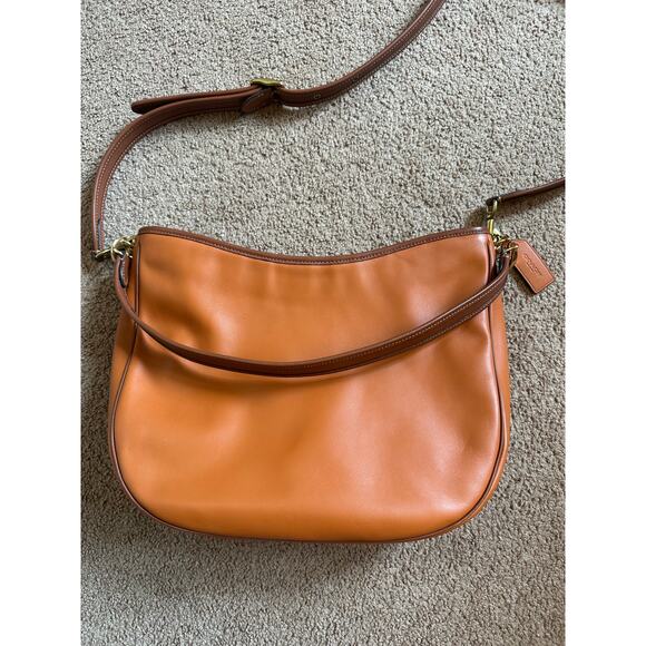 Coach Soft Tabby Hobo Bag Colorblock Brass/Canyon Rust Smooth Leather C6660 - Picture 13 of 16